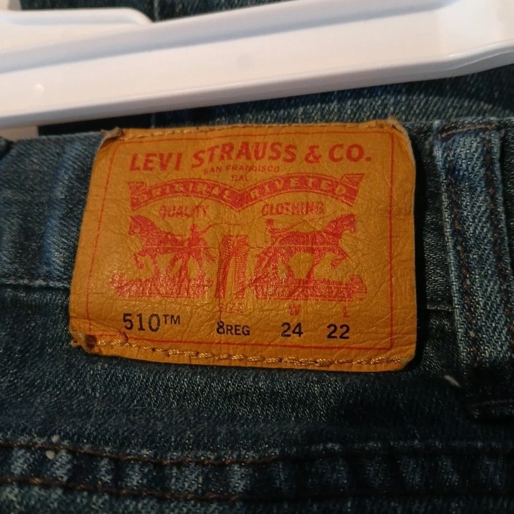 Levi's 510 Super Skinny Boys Jeans Size 8, 24